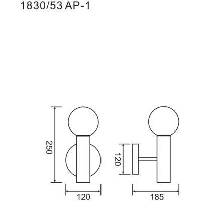 Бра Eterno 1830/53 AP-1