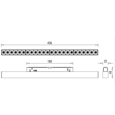 Трековый светильник Eye DL20291NW24BDIM