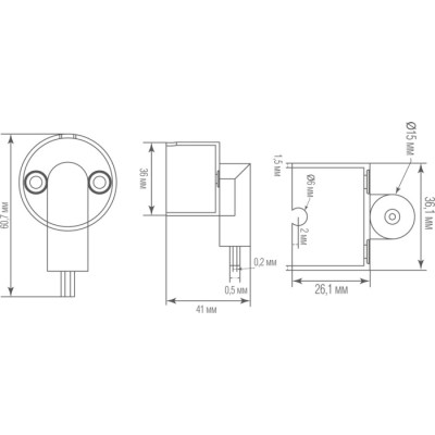 Адаптер Line Power Connector DL20651 W1