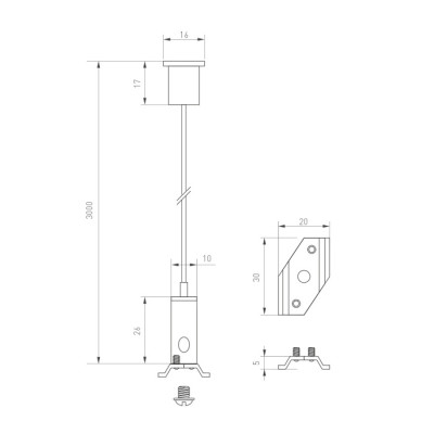 Подвесной комплект MAG-25 033252