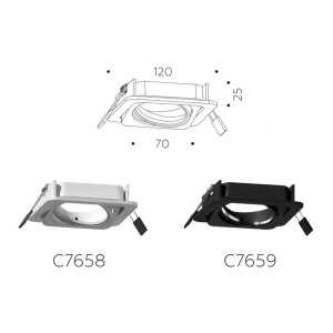 Основание для встраиваемого светильника C C7658