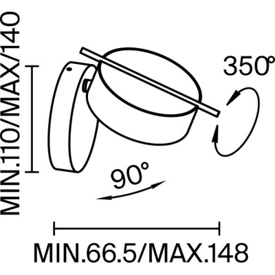 Спот Nuance MOD180WL-L4W3K1